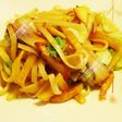 たくあんときのこの和風パスタ