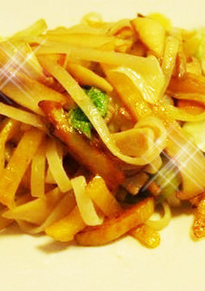 たくあんときのこの和風パスタ-レシピのメイン写真
