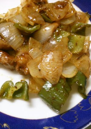 豚肉と ピーマン 玉ねぎの XO醤炒め！-レシピのメイン写真