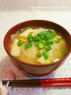 大根と油あげのお味噌汁✿-レシピのメイン写真