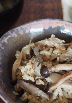 秋本番!!香りを楽しむ☆きのこご飯-レシピのメイン写真