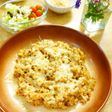 和風チキンライスのチーズのせ♪