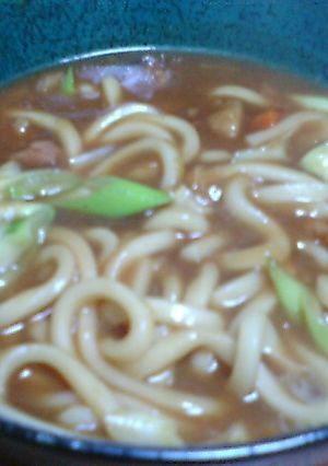残ったカレーで簡単カレーうどん-レシピのメイン写真