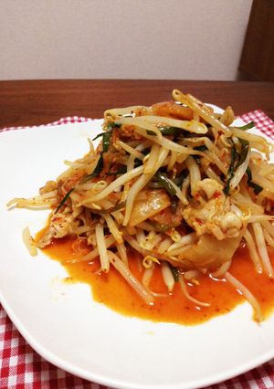もやしたっぷり豚キムチ-レシピのメイン写真