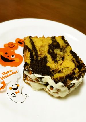 ハロウィン★南瓜とBココアパウンド♡-レシピのメイン写真