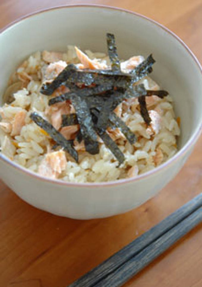 秋鮭の炊き込みご飯-レシピのメイン写真