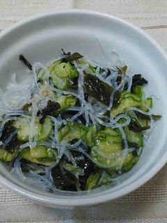 きゅうり・わかめ・春雨の酢の物-レシピのメイン写真
