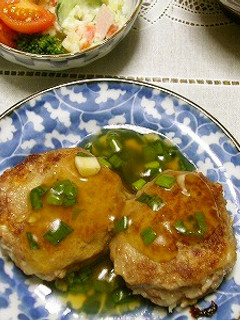 簡単あんかけハンバーグ-レシピのメイン写真