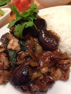 茄子と豚肉のタイ風バジル炒め-レシピのメイン写真