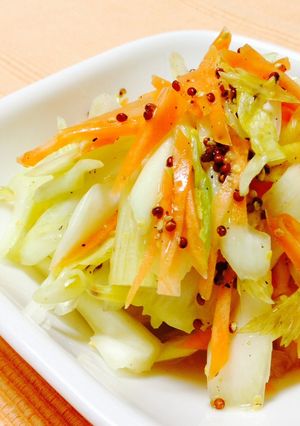 急の一品♪ セロリの粒マスタードマリネ-レシピのメイン写真