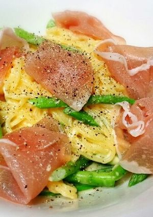 簡単！クリームチーズとたまごのパスタ-レシピのメイン写真