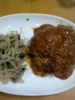 トマトソースハンバーグ-レシピのメイン写真