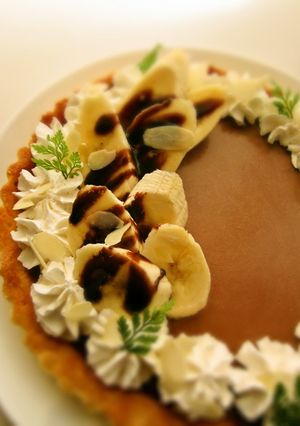 チョコバナナプリンタルト-レシピのメイン写真