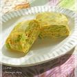 スパイシー♢キャベツと玉葱の卵焼き