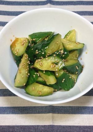 簡単♪中華風浅漬けきゅうり-レシピのメイン写真