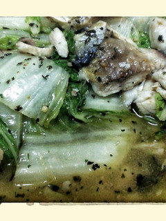 塩さばと白菜のアヒージョ(オイル煮)-レシピのメイン写真