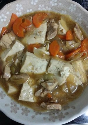 娘も大絶賛の鶏肉豆腐♪-レシピのメイン写真