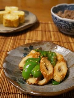 竹輪とピーマンのオイスターソース炒め-レシピのメイン写真