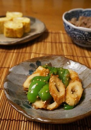 竹輪とピーマンのオイスターソース炒め-レシピのメイン写真