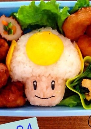 キャラ弁♡ スーパーマリオ キノピオ-レシピのメイン写真