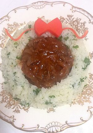 X'mas仕様♥リースハッシュドビーフ-レシピのメイン写真