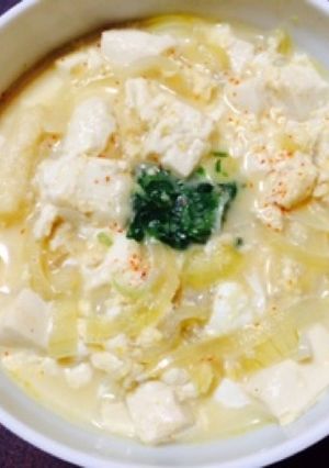 冷蔵庫の残り物で☆簡単！豆腐の卵とじ-レシピのメイン写真