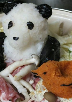 パンダなかよし紅葉鍋-レシピのメイン写真