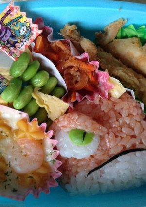 オレカバトルでケロゴン♪キャラ弁-レシピのメイン写真