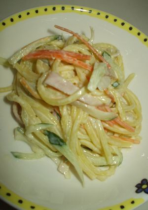 カレー風味の☆パスタ・サラダ-レシピのメイン写真