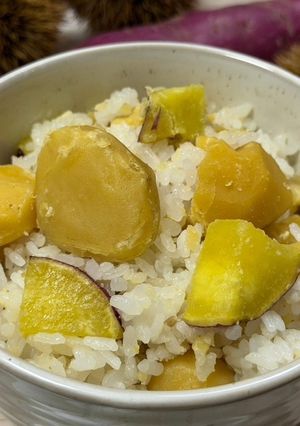 栗とサツマイモの秋ご販-レシピのメイン写真