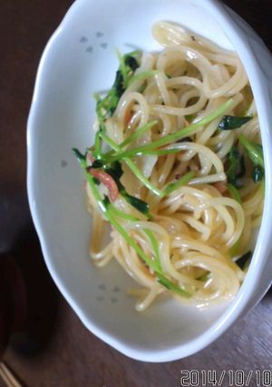 豆苗クレイジーパスタ-レシピのメイン写真