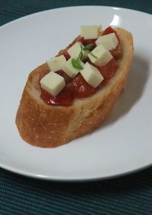 トマトとチーズのカナッペ-レシピのメイン写真