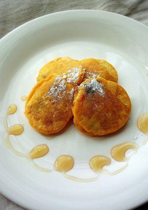 かぼちゃとお豆腐のパンケーキ-レシピのメイン写真