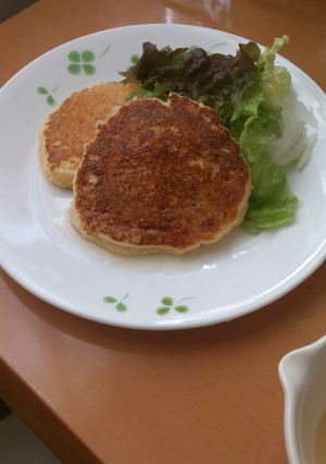 ダイエット中でも食べられるパンケーキ♪-レシピのメイン写真