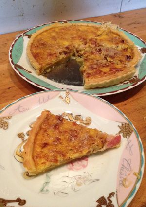 ネギとパンチェッタのフラミッシュ-レシピのメイン写真