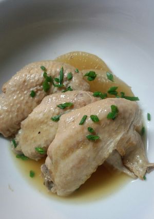 簡単！美味しい！手羽先と大根の煮物-レシピのメイン写真