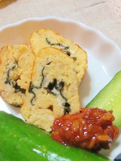 伊達巻風☆簡単♬おからと海苔の卵焼き-レシピのメイン写真
