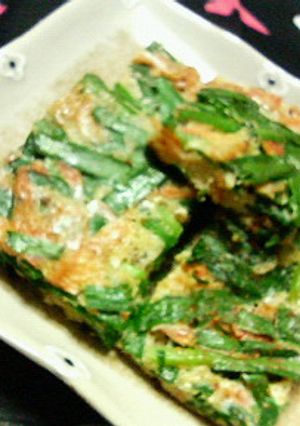 味付けはめんつゆだけ☆えびニラ焼き♪-レシピのメイン写真