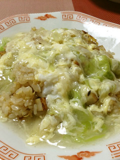 丸天入りあんかけレタスチャーハン-レシピのメイン写真