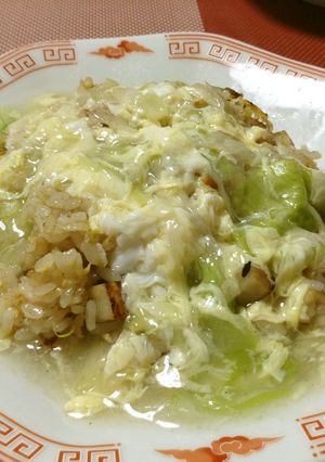 丸天入りあんかけレタスチャーハン-レシピのメイン写真