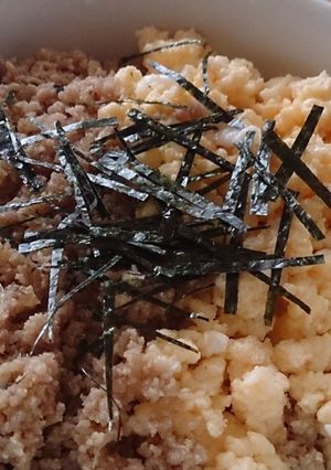 我が家の簡単鶏そぼろ-レシピのメイン写真