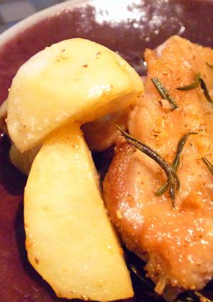にんにく香るハーブ塩のローストチキン-レシピのメイン写真