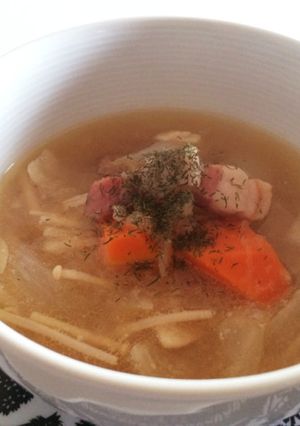 ポカポカベーコンみぞれスープ-レシピのメイン写真