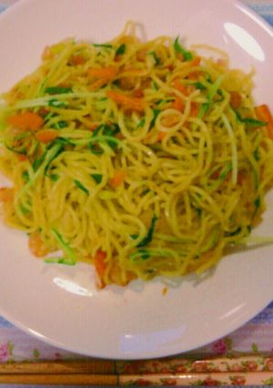 ピンクソルト焼きそば-レシピのメイン写真