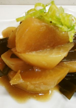 大根と昆ん布の煮物-レシピのメイン写真