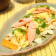 魚肉ソーセージとお野菜の炒め物