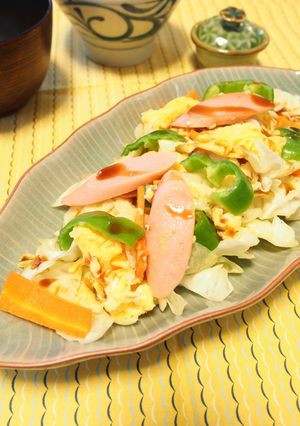 魚肉ソーセージとお野菜の炒め物-レシピのメイン写真