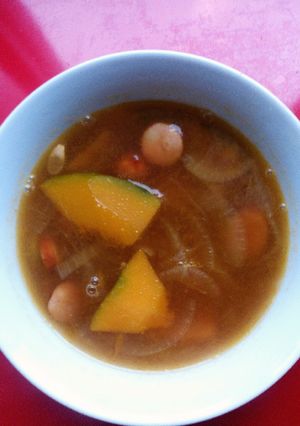カレーマジック　簡単かぼちゃスープ-レシピのメイン写真