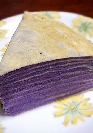 紫いものスイートポテトミルクレープ-レシピのメイン写真