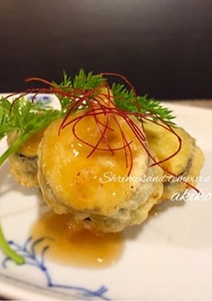 鍋用の海老団子で茄子の海老挟み-レシピのメイン写真